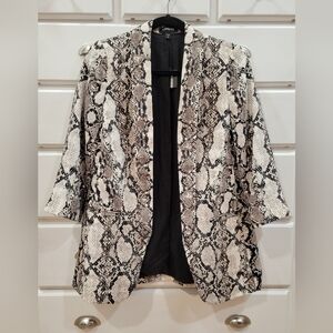 NWT Express Snake Print Blazer